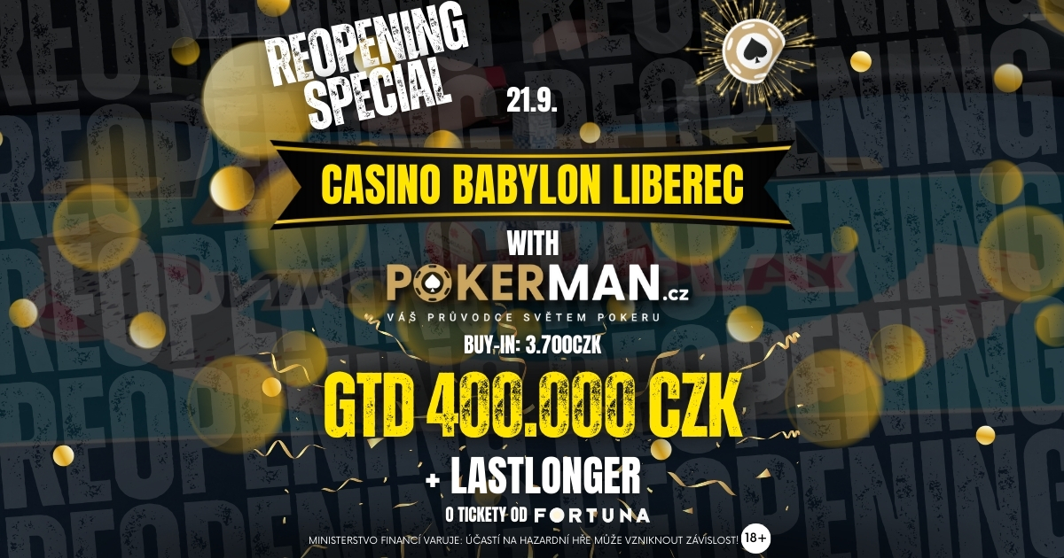 casino babylon liberec poker turnaj reopening