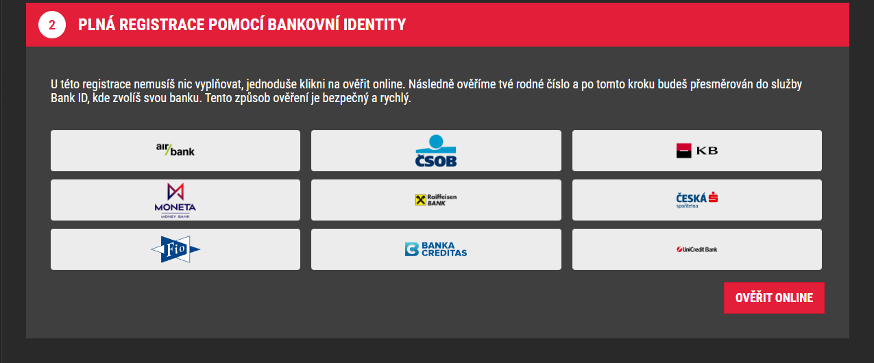 synottip seznam bankovní identita
