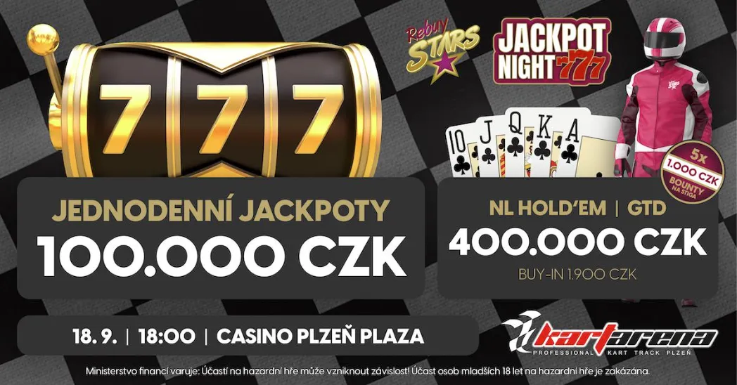 18-9-2023 Rebuy Stars Plzen Plaza Jackpot Night