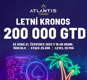 Vyhrajte 2 vstupenky na turnaj Kronos v Atlantis Brno