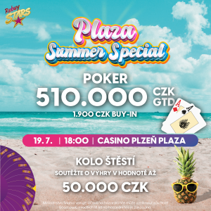 Vyhrajte vstupenky do Rebuy Stars Plzeň v celkové hodnotě 3.800 Kč