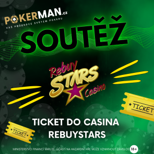 SOUTĚŽ o vstupenku do PLO turnaje s GTD 250KKč v Casino Rebuy Stars Luka