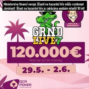 Grand Casino Aš přivítá festival GRND Live 7 s celkovou GTD €120.000