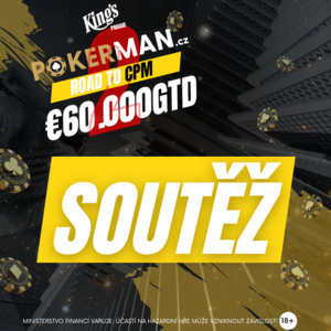 SOUTĚŽ o volný vstup do turnaje Pokerman Road to CPM GTD €60.000