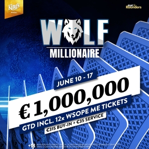 King's Resort Rozvadov: Main Event Wolf Millionaire přináší garanci €1.000.000!