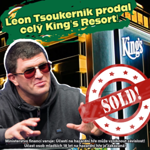 Leon Tsoukernik prodal King’s Resort a podíl v nové sázkové kanceláři Kingsbet