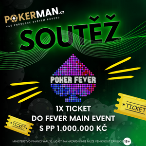 Soutěž o vstup do POKER FEVER CUP s PP 1.000.000 Kč v Go4games Hodolany!