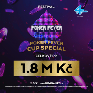 Go4Games Hodolany: Start Poker Fever Cupu Special se nazadržitelně blíží