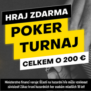 Fortuna Poker: V neděli freeroll turnaj o €200. Vstup zdarma!