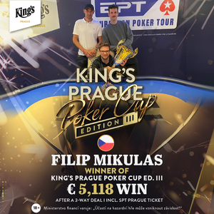 King's Prague Poker Cup zůstal doma, na bedně jen Češi!