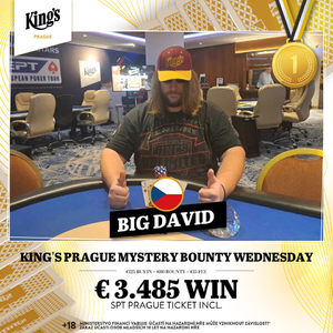 King’s Prague Mystery Bounty: Big trefa pro Big Davida