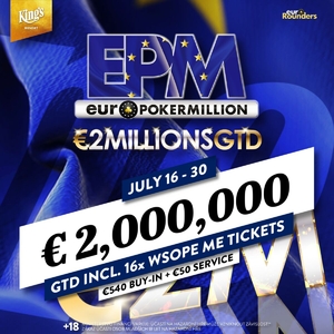 King's Casino: Červencové vydání EPM festivalu garantuje €2.000.000!