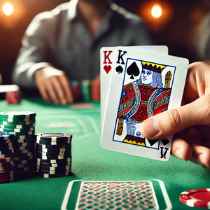 Jak hrát velké páry v poker cash game 2/3: 3 tipy pro hraní KK na Ace high boardu