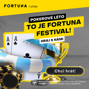 Fortuna Festival: Začíná marathon speciálních poker turnajů