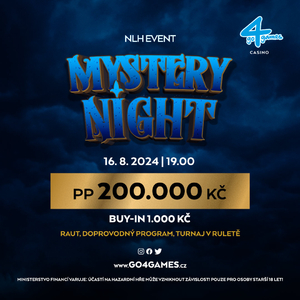 Go4games Hodolany:  O víkendu Mystery Night a Omaha special 