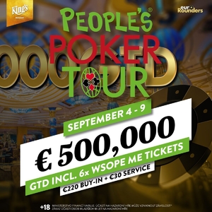 King's Resort Rozvadov: O dalších €500.000 se bude hrát v People's Poker Tour