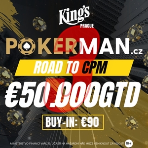 Začalo třetí vydání Pokerman Road to CPM s garancí €50.000! Zahrajete si?