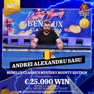 King’s Casino: Finále Benelux Mystery Bounty pro rumunské hráče, Jakub Riška osmý