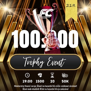 Casino Forbes Brandýs: V pátek si zahrajete o GTD 100.000 Kč, trofeje a body do nové BFPT