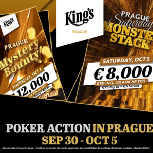 Změny v King's Prague! 2× Beginner's, Mystery Bounty a Road to CPM