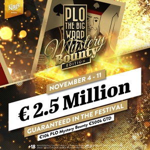 King's Resort Rozvadov: Podzimní The Big Wrap PLO garantuje €2.500.000!