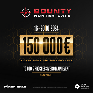 Grand Casino Aš: Říjnové Bounty Hunter Days přináší celkovou garanci €150.000