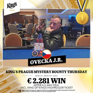 King’s Prague: Ovečka ovládl Mystery Bounty Thursday po výhodném dealu