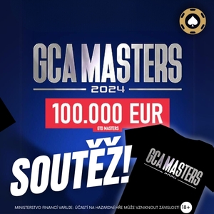 SOUTĚŽ o jedno tričko ze speciální merch edice, vydané k příležitosti konání série GCA Masters