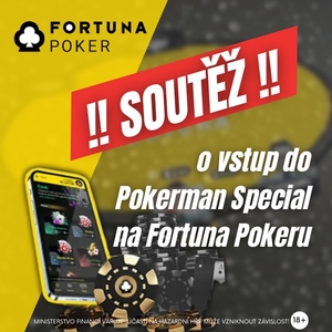 Soutěž o pět  5€ vstupenek do turnaje Pokerman Special na Fortuna Pokeru