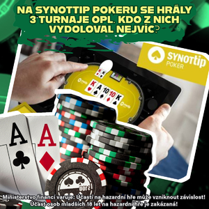 Poker online: Na Synottip Pokeru se hrály 3 turnaje OPL. Kdo z nich vydoloval nejvíc?