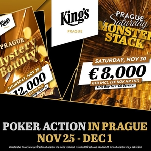 King’s Prague: Zahrajte si Mystery Bounty nebo  Day 1 GPD o €300.000!