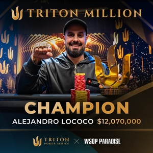 Triton Million: Titul a $12.070.000 pro Alejandra Lococa