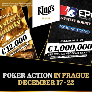 King’s Prague týden: Flight do EPO o €1.000.000 nebo Mystery Bounty