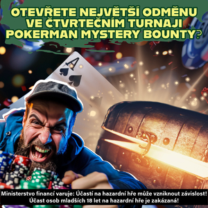 Fortuna Poker: Otevřete největší odměnu ve čtvrtečním turnaji Pokerman Mystery Bounty?