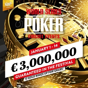 King's Casino: Začátek roku 2025 okoření festival WSOPC s garancí €3.000.000