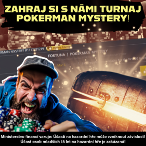 Fortuna Poker: Ve čtvrtek lovíme PokerMan Mystery Bounty! Zapojíte se do hry?