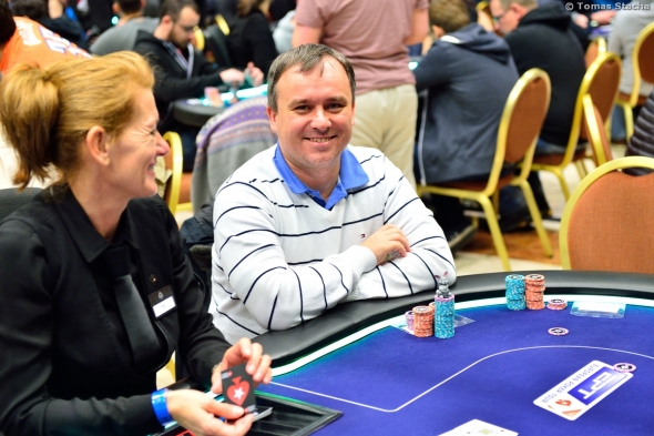 Martin Staszko si zabalil 27 BB, stejný stack v EPT Monte Carlo drží i Bendík