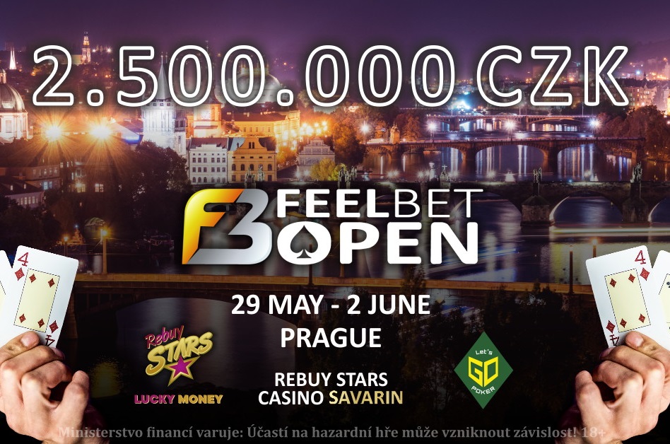 FeelBet Open s odměnami 2.500.000 Kč od středy Savarinu