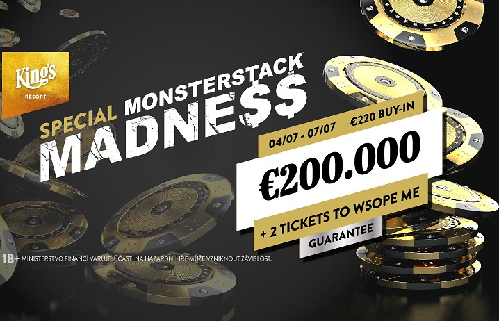 Prodloužený víkend se v King's ponese v duchu speciálního Monsterstack Madness