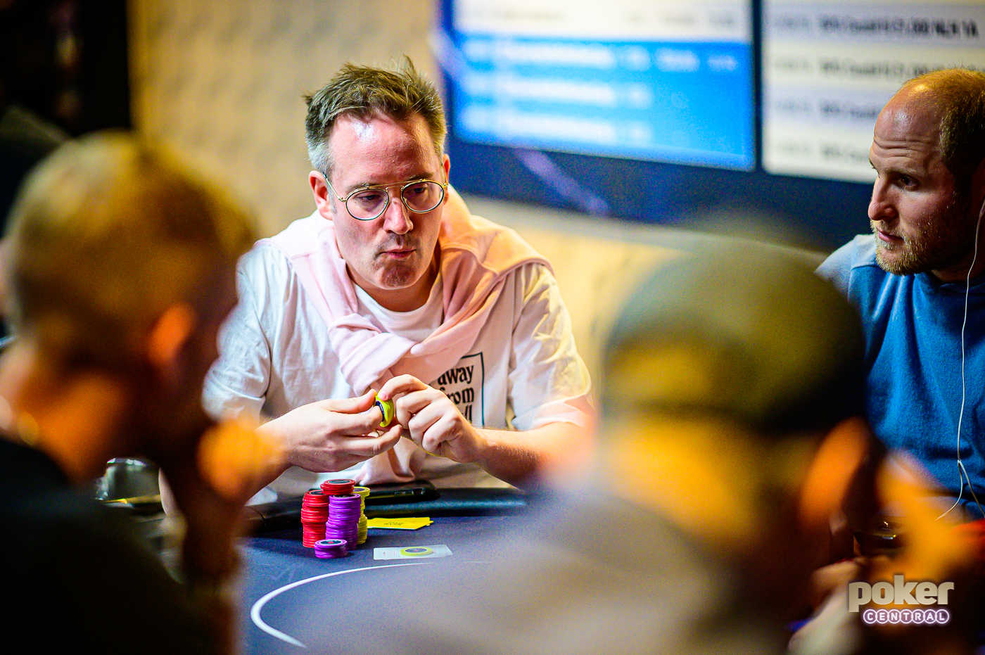 Lídry prvního finále British Poker Open jsou Luc Greenwood a Sam Grafton