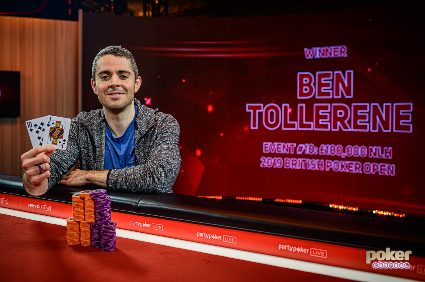 Satisfakce. Main Event British Poker Open si podmanil Ben Tollerene