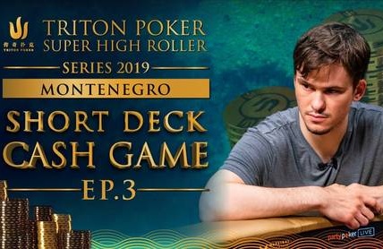 Sledujte 3. epizodu obrovské Triton Short Deck Cash Game z Černé Hory