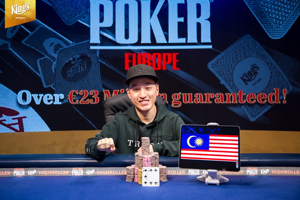 Objev sezóny? Chin Wei Lim dosáhl na první vítězství kariéry - a rovnou v €100k Diamond High Rolleru