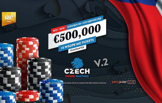 Poslední online flight Czech Poker Masters na partypoker už dnes