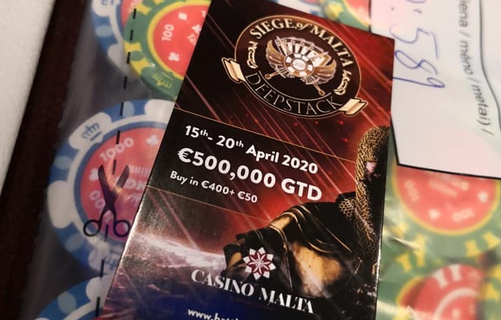 Turnajový poker na Maltě kvůli koronaviru trpí, Siege of Malta 2020 se neuskuteční