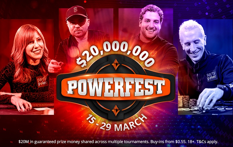 Ještě jeden týden. Powerfest na partypokeru prodloužen až do neděle