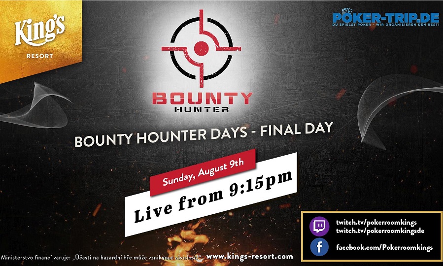 Záznam finále €200 Bounty Hunter Days Main Eventu