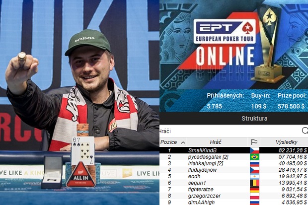 Highlighty EPT: Michal Sklenička dobývá jediný český titul